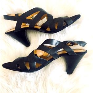 COPY - Nine West Black Leather Heels NWT